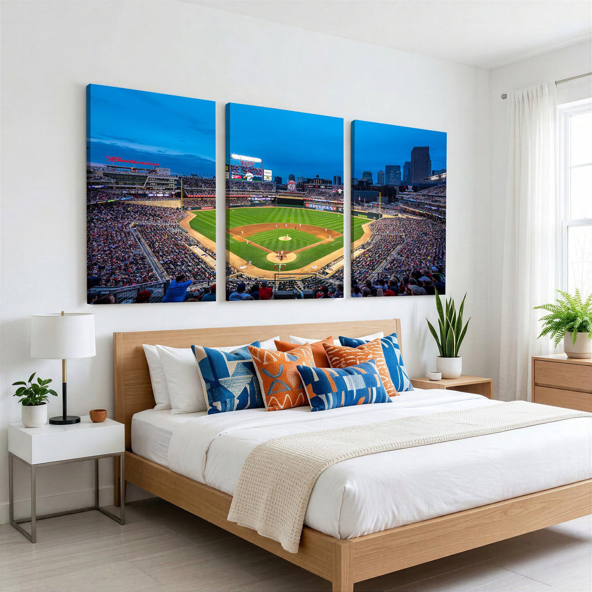 Target Field Stadium Wall Art Canvas Print, Minnesota Twins