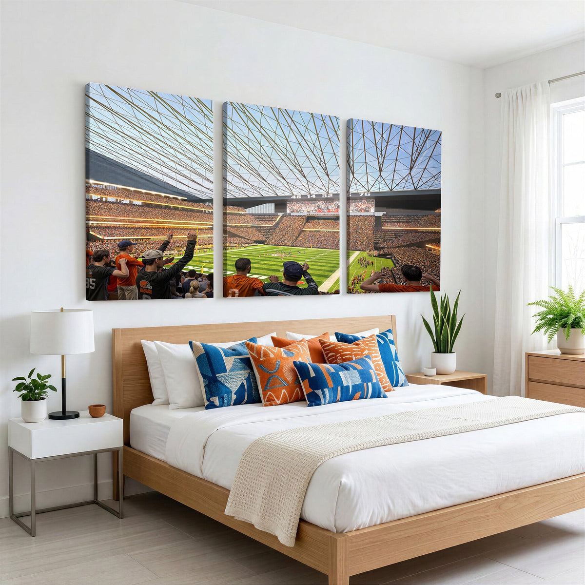 Cleveland Browns Stadium Wall Art Canvas Print