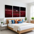 Dooley Stadium Wall Art, Sports Arena Canvas Print, Dooley Field Sanford Stadium