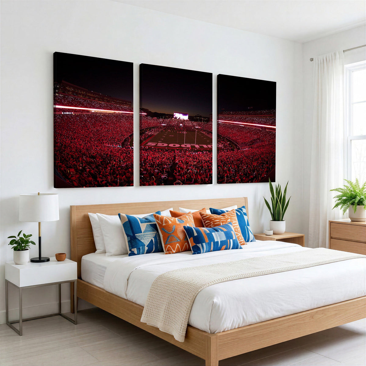 Dooley Stadium Wall Art, Sports Arena Canvas Print, Dooley Field Sanford Stadium
