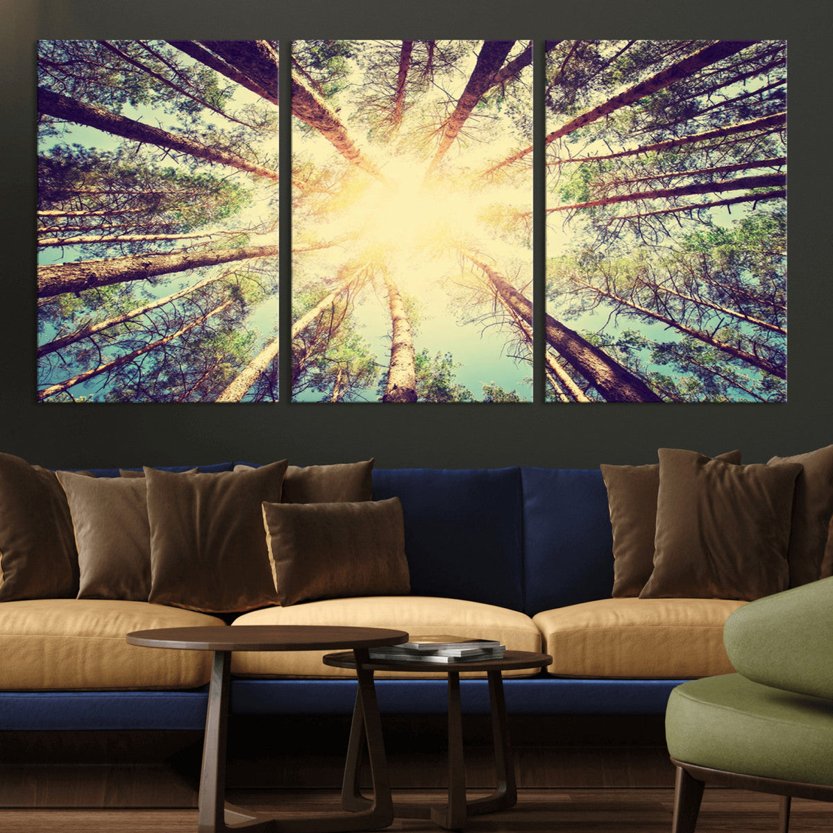 Tree and Sunshine Canvas Print