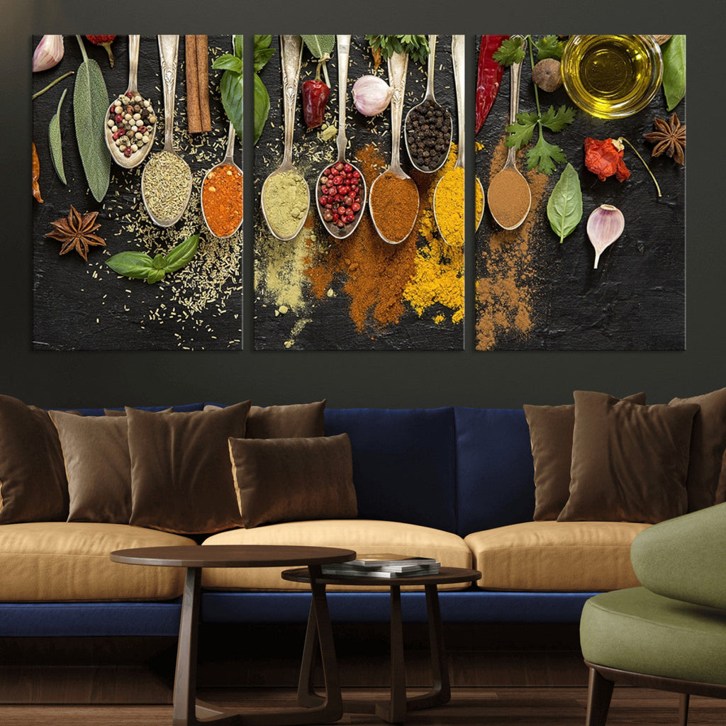 Spices Wall Art Canvas Print