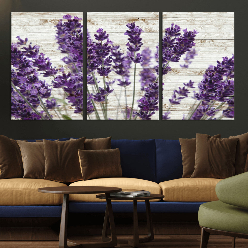 Lavender Herb Wall Art Canvas Print
