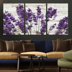 Lavender Herb Wall Art Canvas Print