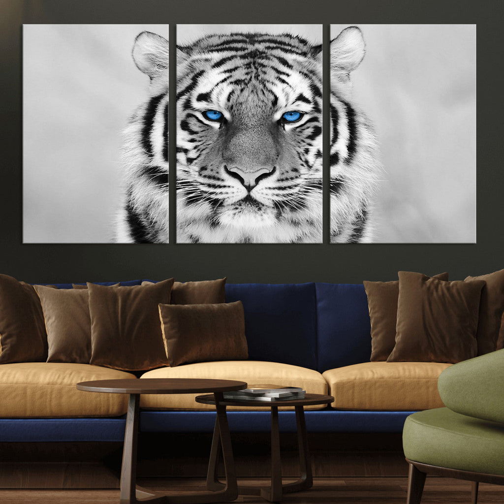 Tiger Canvas Artwork Wall Art Print