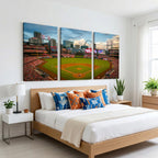 St. Louis Cardinals Baseball Team Print, Busch Stadium Wall Art, Framed and Ready to Hang