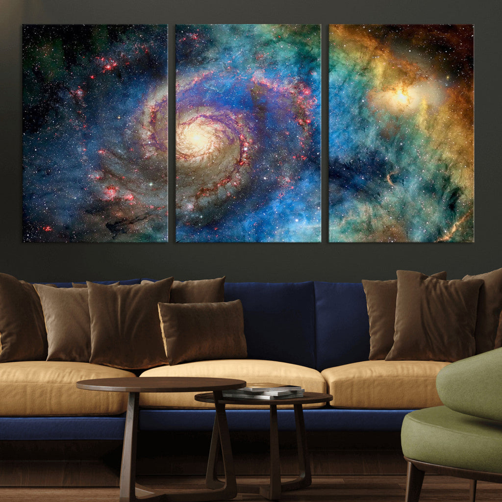 Spiral Galaxy Wall Art Canvas Print