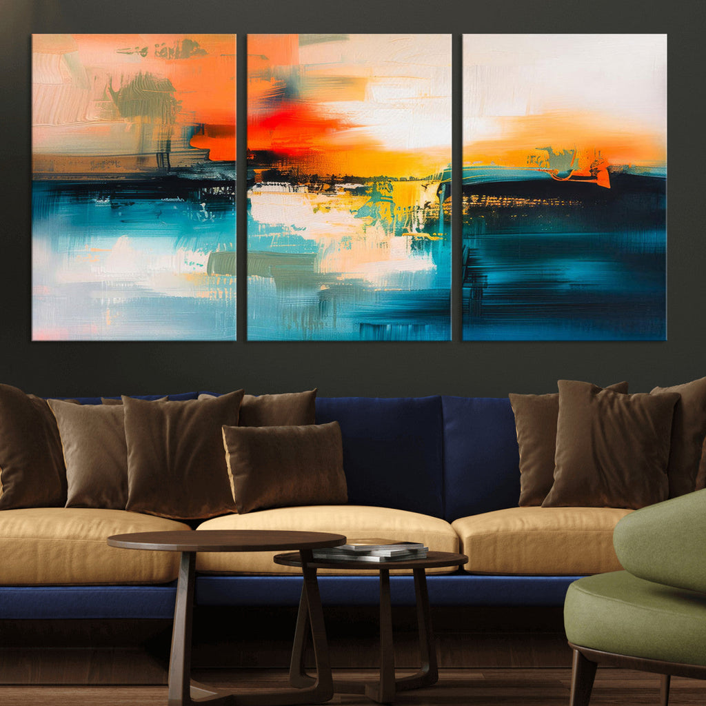 Colorful Abstract Wall Art | Bold Modern Canvas Print | Ready to Hang