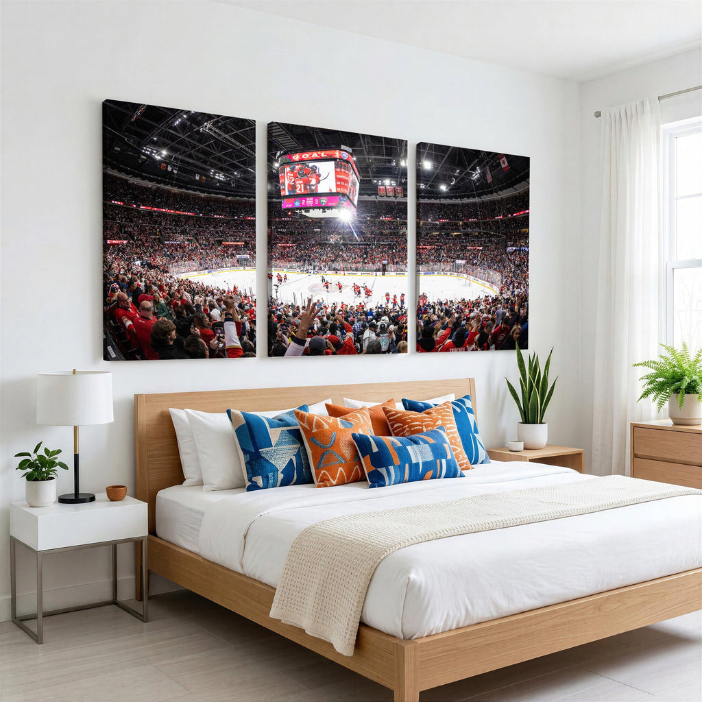 Amerant Bank Arena Wall Art Canvas Print, Hockey Arena