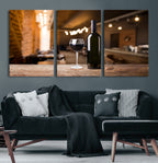 Wine and Bottle Wall Art Canvas Print