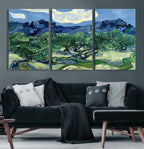 Olive Trees Van Gogh Wall Art Canvas Print