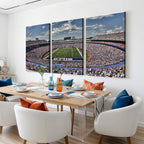 Buffalo Bills Highmark Stadium Wall Art Canvas Print, Bills Game Day Decor