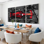 Ferrari Pit Stop Canvas Wall Art | Precision and Speed