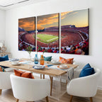 Dooley Stadium Wall Art, Sports Arena Canvas Print, Dooley Field, Framed and Ready to Hang