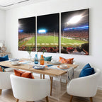 Dooley Stadium Wall Art, Sports Arena Panoramic Canvas