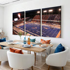 Boise State Broncos Albertsons Stadium Wall Art Canvas Print