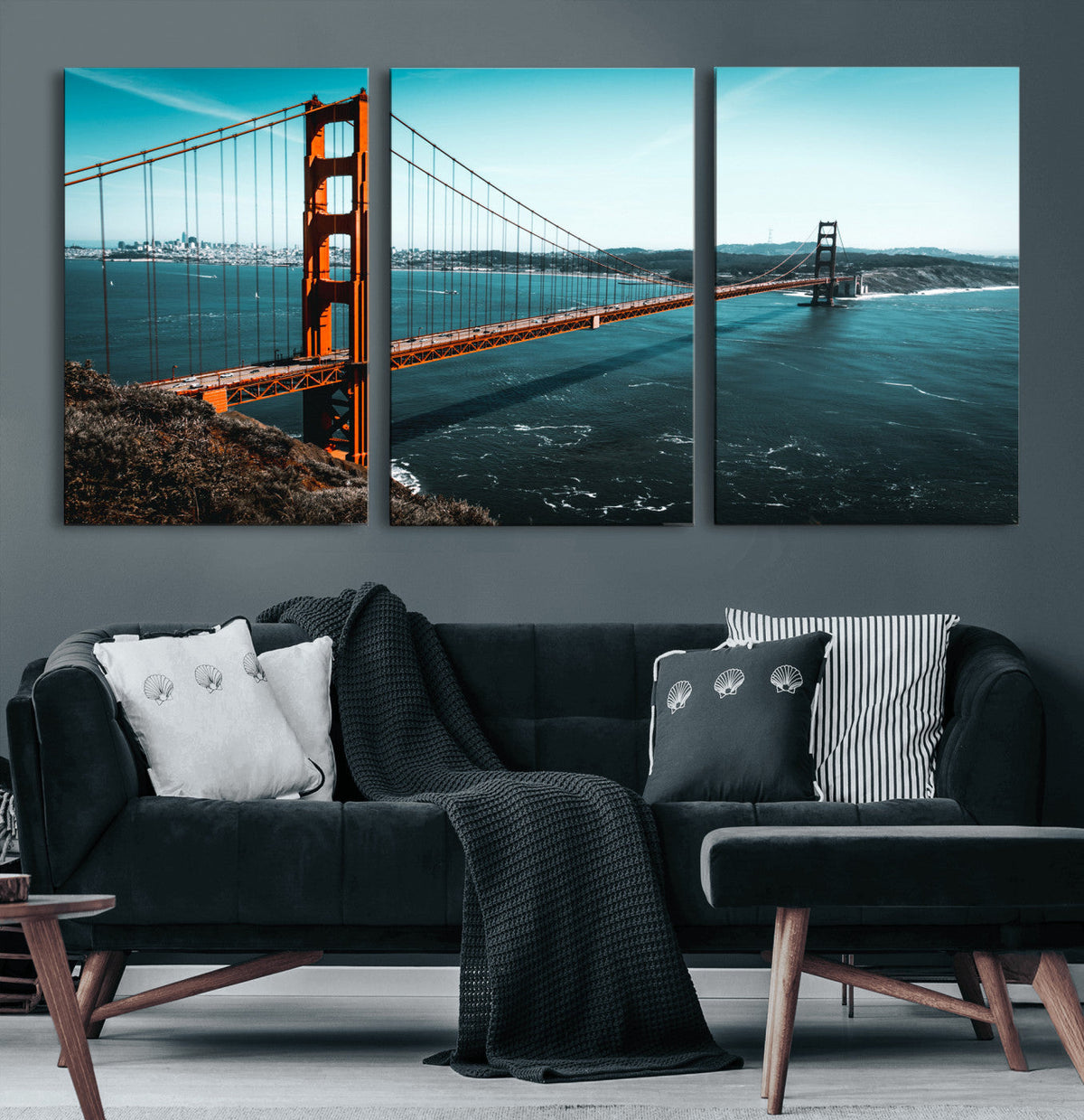Golden Gate Bridge Wall Art Canvas Print | San Francisco Landmark Photography