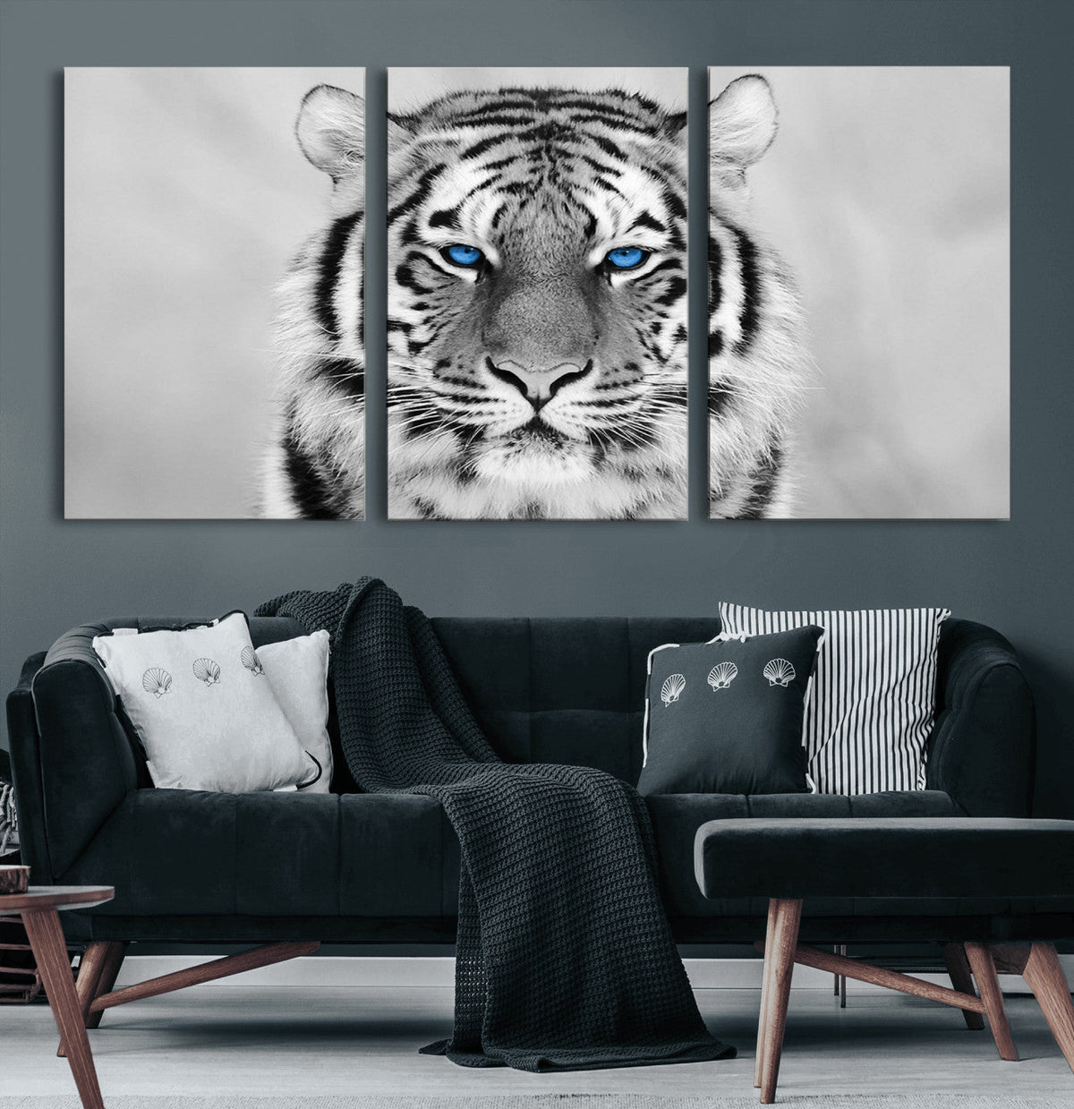 Tiger Canvas Artwork Wall Art Print