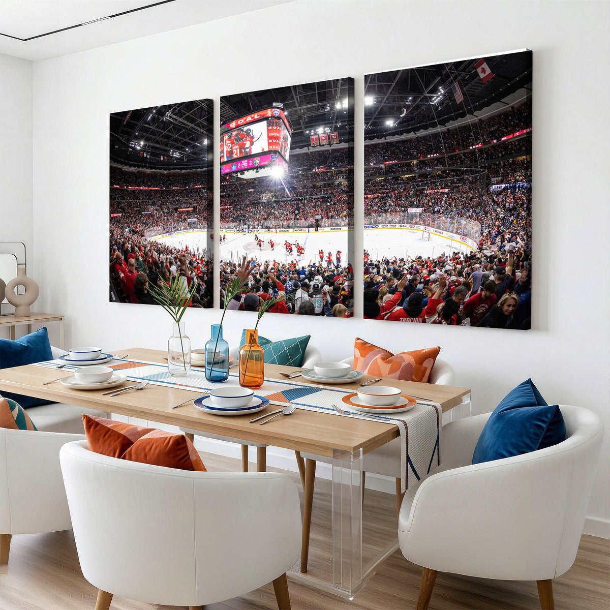 Amerant Bank Arena Wall Art Canvas Print, Hockey Arena