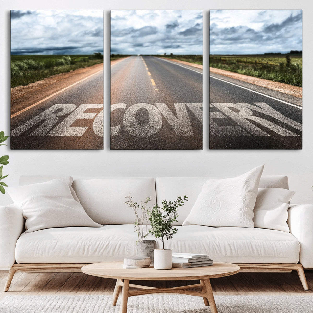 Recovery Road Wall Art Canvas Print