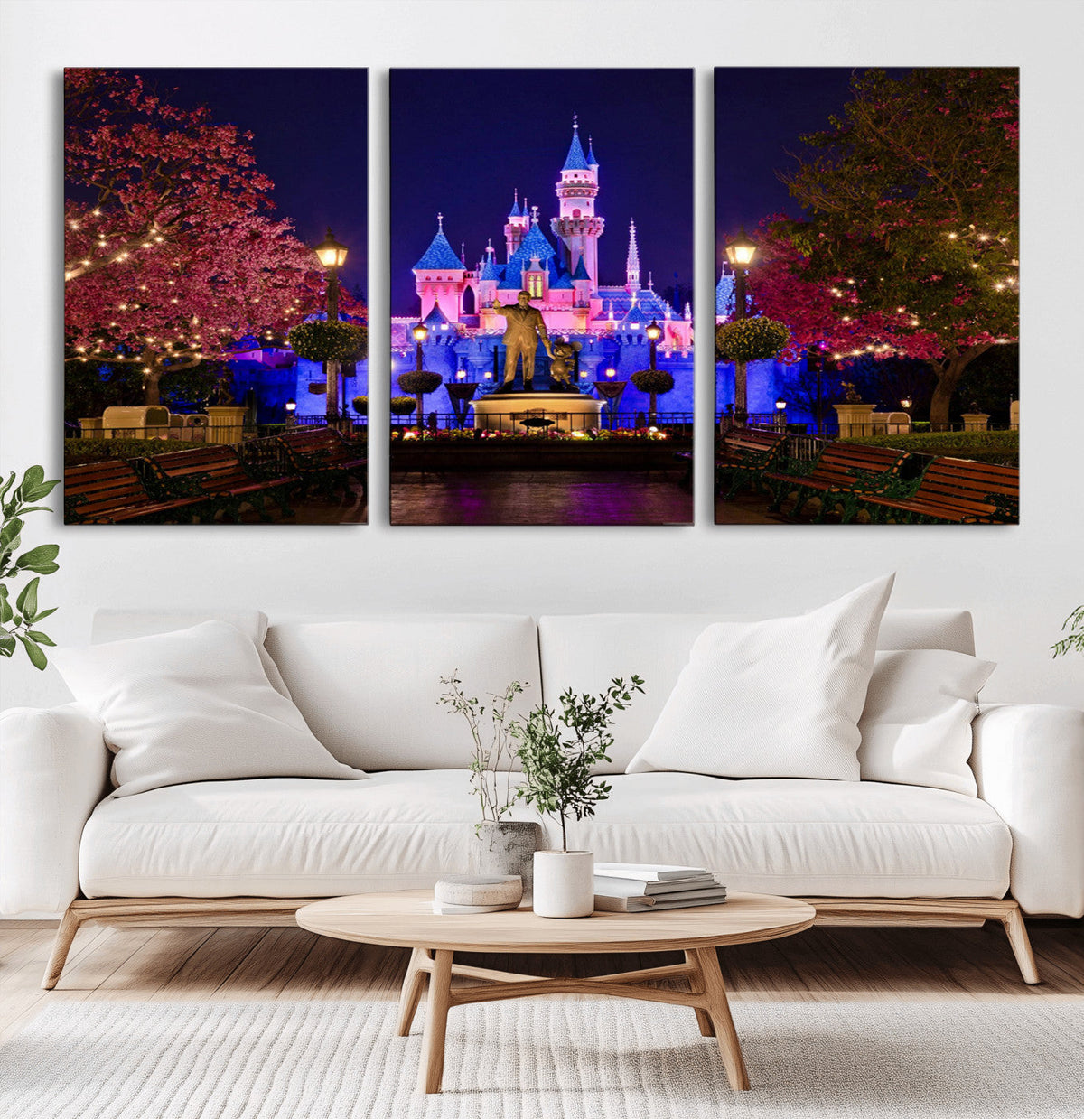 Disney Castle Wall Art | Framed Magic Kingdom Canvas