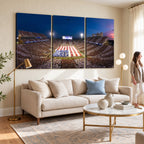 Oklahoma Sooners Memorial Stadium Wall Art Canvas Print