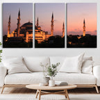 Wall Art Turkey Istanbul Skyline Canvas Print