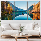 Fantastic Autumn Panorama Wall Art Canvas Print