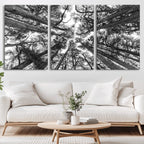 Trees Contemporary Art Canvas Print