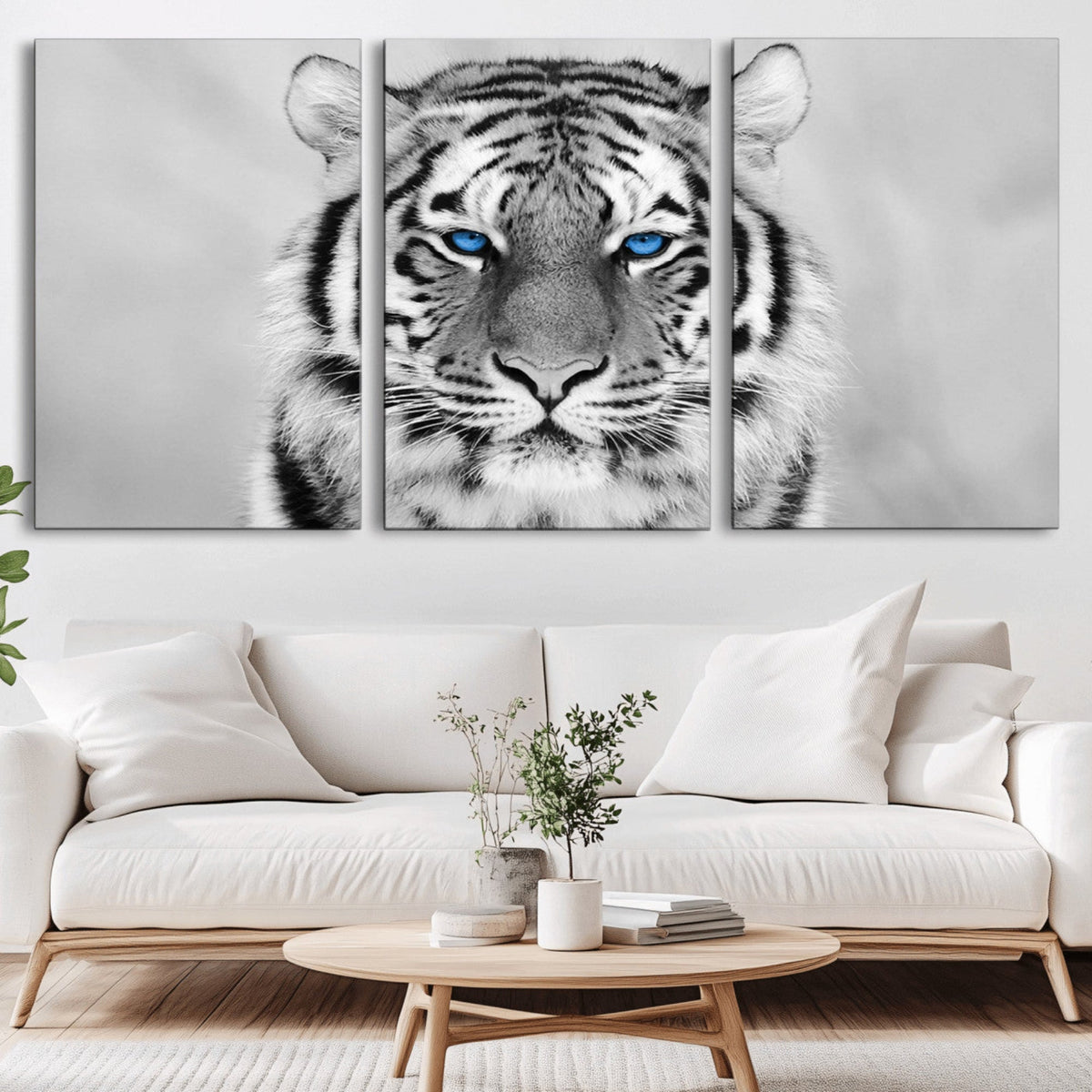 Tiger Canvas Artwork Wall Art Print