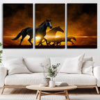 Horse Wall Art Canvas Print, Multi Panel Animal Canvas Print