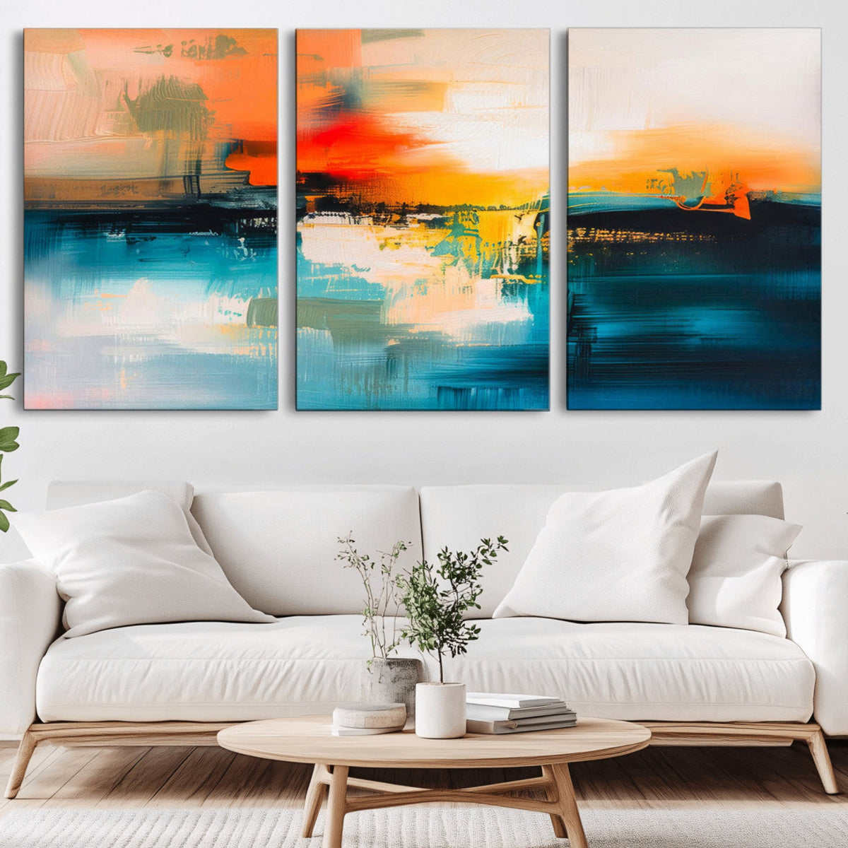 Colorful Abstract Wall Art | Bold Modern Canvas Print | Ready to Hang