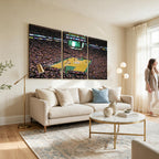 Celtics Game Versus The Timberwolves, Basketball Arena Wall Art