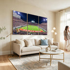Wolfpack Football Team Print, Raleigh Carter-Finley Stadium