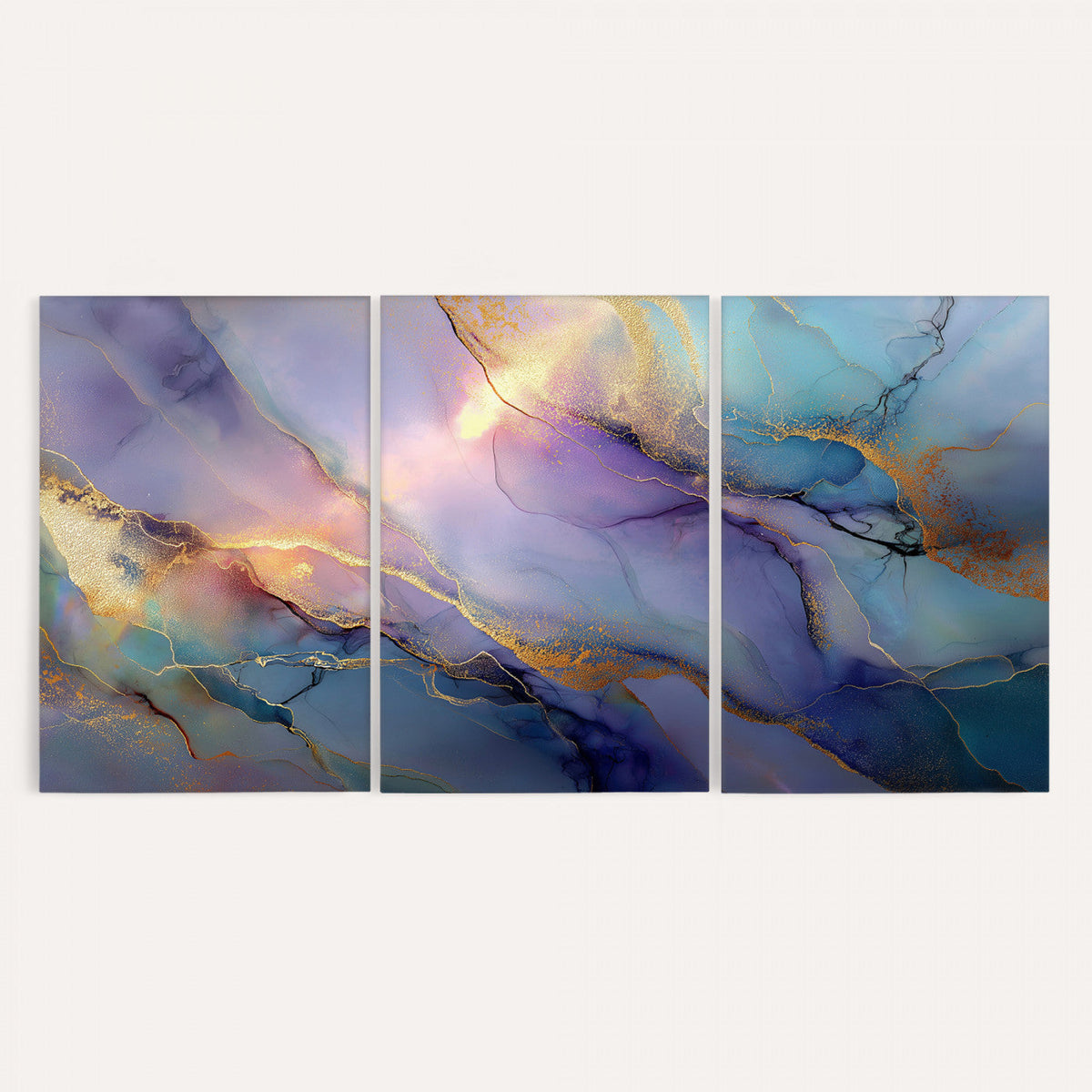 Colorful Abstract Canvas Wall Art Print, Vibrant Popup Color Art Print