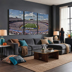 Buffalo Bills Highmark Stadium Wall Art Canvas Print, Bills Game Day Decor