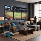 Texas Rangers Baseball Team Print, Arlington Globe Life Field Stadium Wall Art