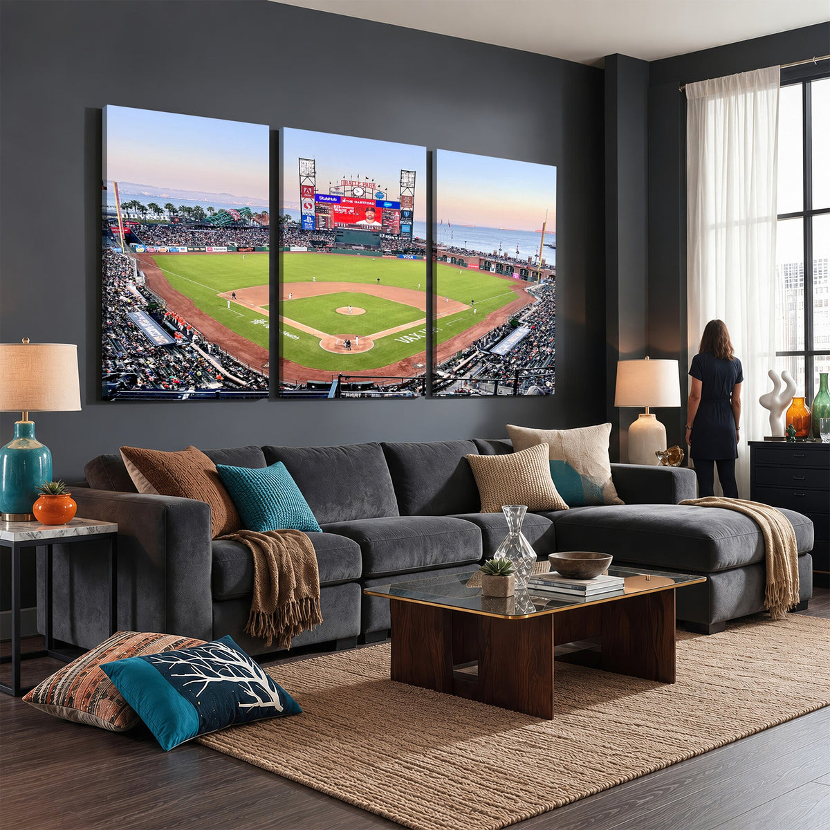San Francisco Giants Baseball Team Print, Oracle Park