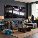 Amalie Arena Florida Wall Art Canvas Print, NHL Hockey, Framed and Ready to Hang