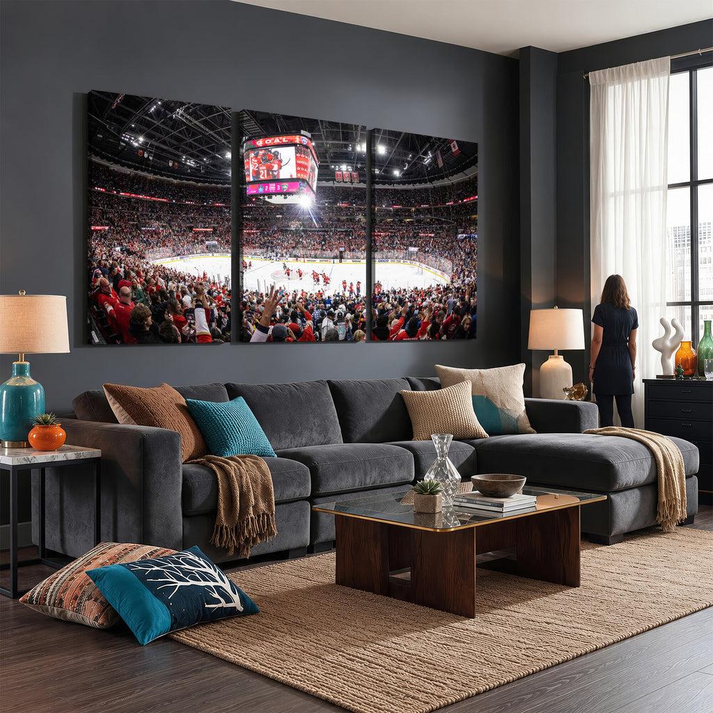Amerant Bank Arena Wall Art Canvas Print, Hockey Arena