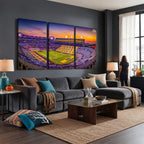 The Louisiana State University Tigers Football Team Print, Framed and Ready to Hang
