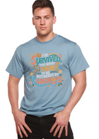 I've Survived Too Many Storms to Be Both Unisex Bamboo/Cotton Graphic T-Shirt