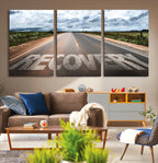 Recovery Road Wall Art Canvas Print