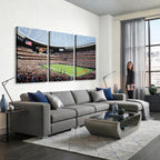 Chicago Bears Soldiers Field Wall Art Canvas Print, Framed and Ready to Hang
