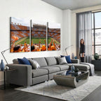 Tennessee Neyland Stadium Wall Art, Sports Arena Canvas, Home Bar Wall Decor