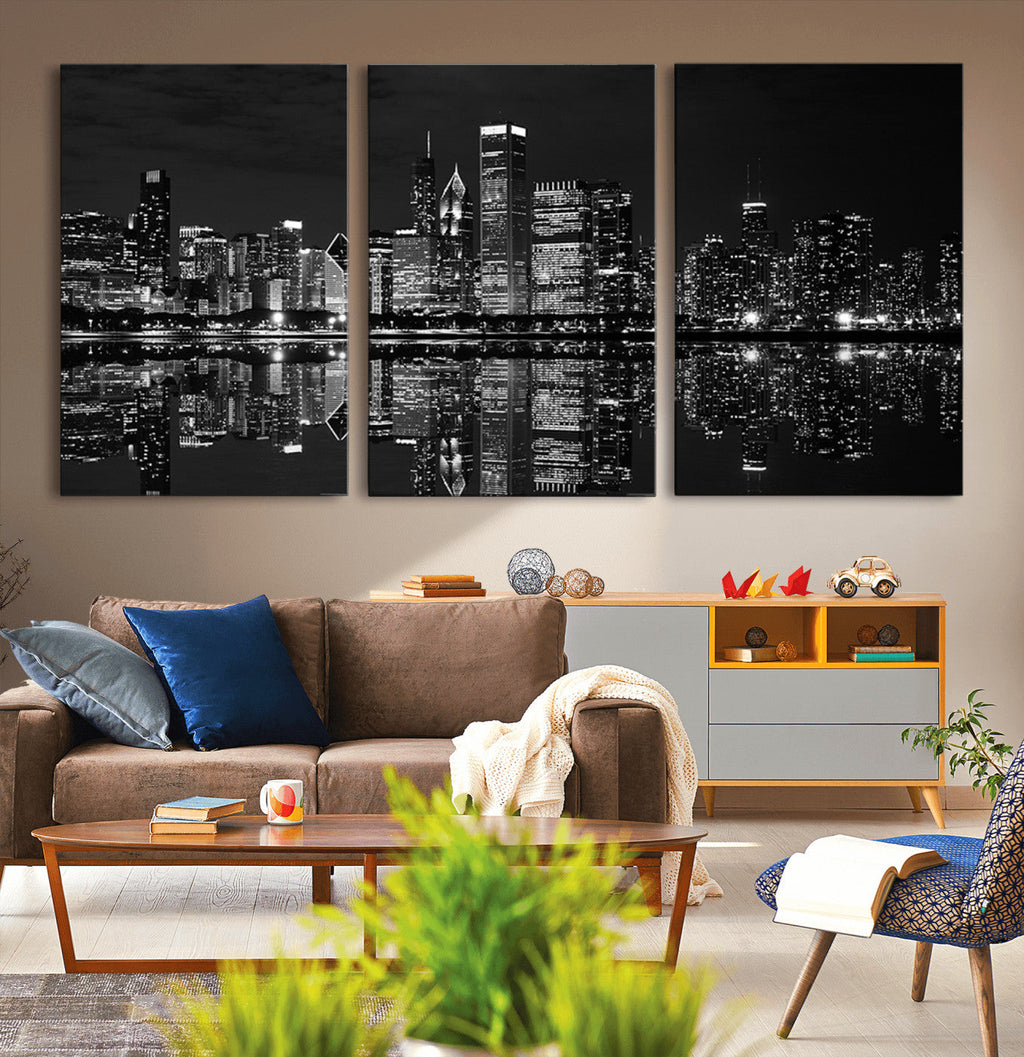 Chicago Wall Art Canvas Print