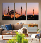 Wall Art Turkey Istanbul Skyline Canvas Print