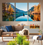 Fantastic Autumn Panorama Wall Art Canvas Print