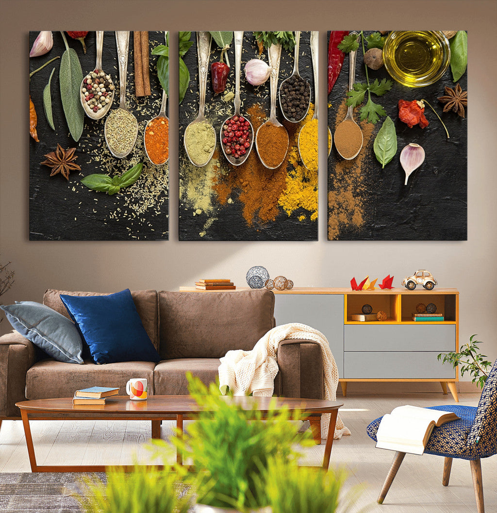 Spices Wall Art Canvas Print