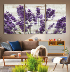 Lavender Herb Wall Art Canvas Print